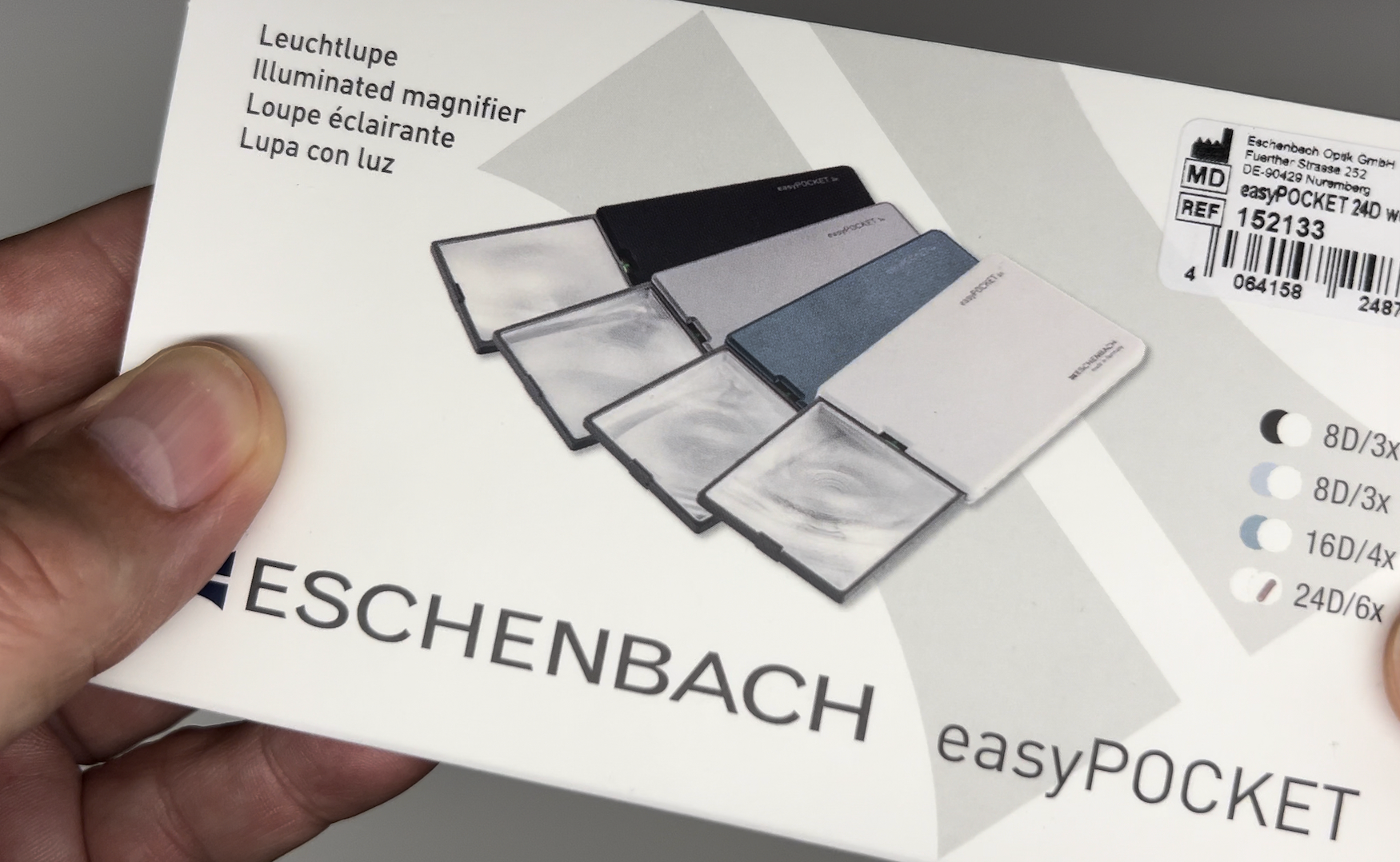 Nuevo Lanzamiento Lupa Easy Pocket de Eschenbach para Baja Visión