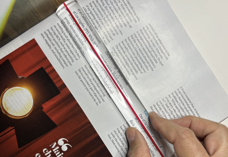 Bar Magnifier for Reading