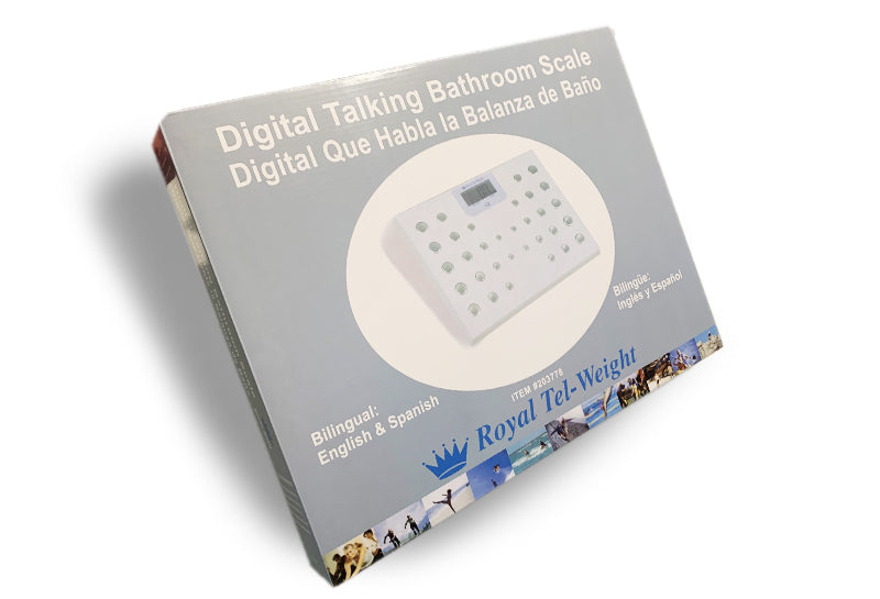 Talking Bathroom Scale - Bi-lingual - English or Spanish Voice
