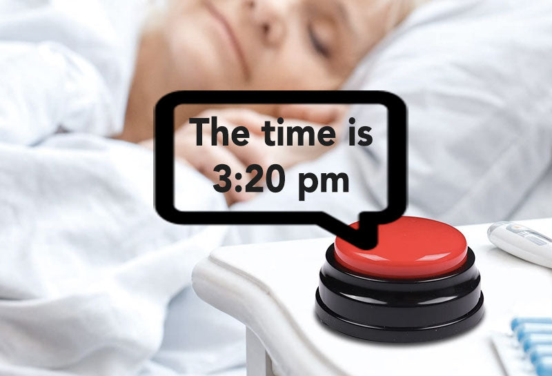 Blind Talking  Button Clock