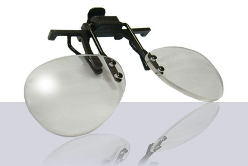 Half Frame Clip-On Loupe Magnifier