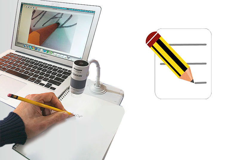 Digital Microscope with Flexible Stand