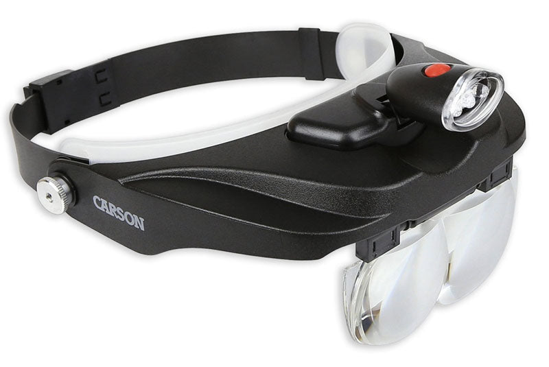 Head LED Lighted Magnifier Set 4 Lenses