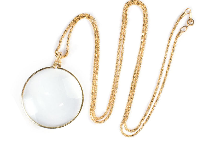 Pendant Magnifier Metal Gold