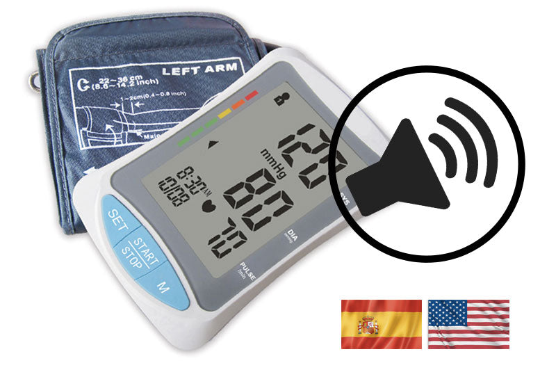 Talking Arm Blood Pressure Monitor - English and Spanish