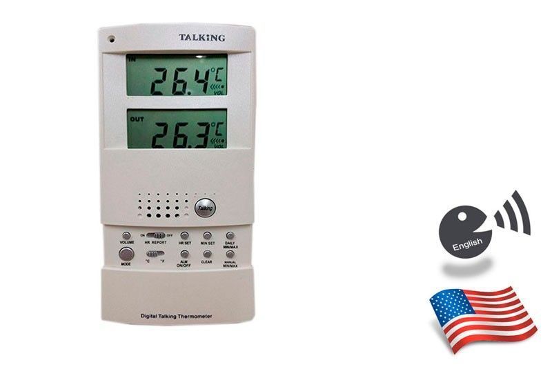 Talking Digital Thermometer- English Voice