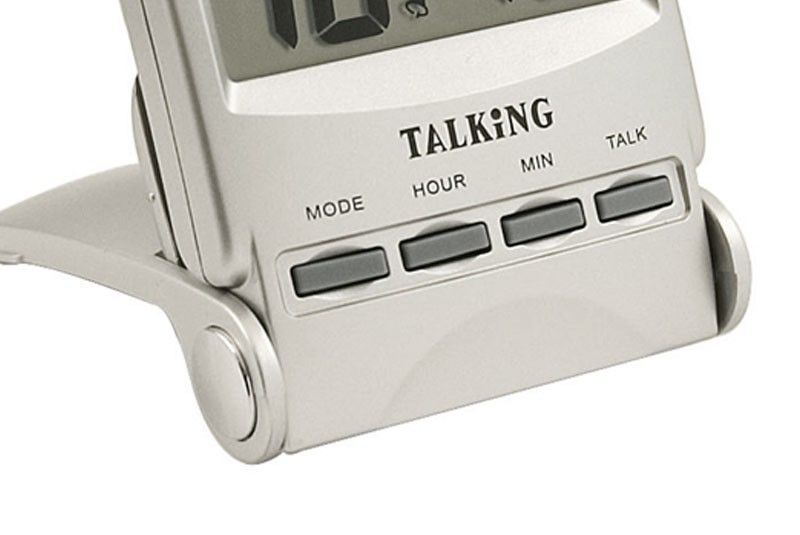 Talking Travel Alarm Clock - Spanish