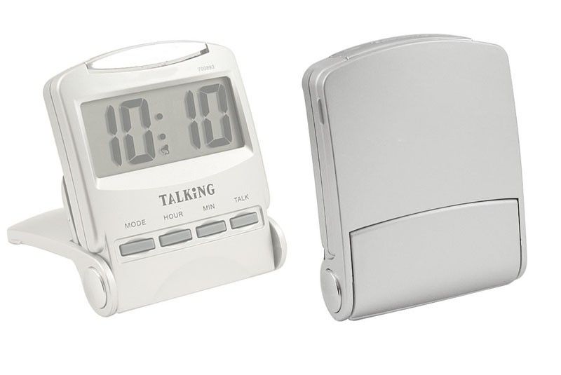 Talking Travel Alarm Clock - Spanish