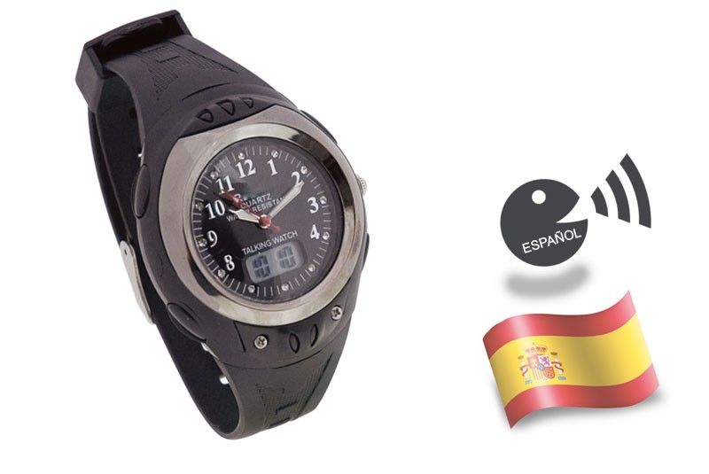 Talking Watch- Digital Sport - Spanish Voice -