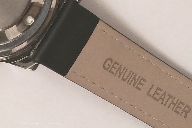 Talking Watch Unisex  Leather Band - Spanish / English Voice