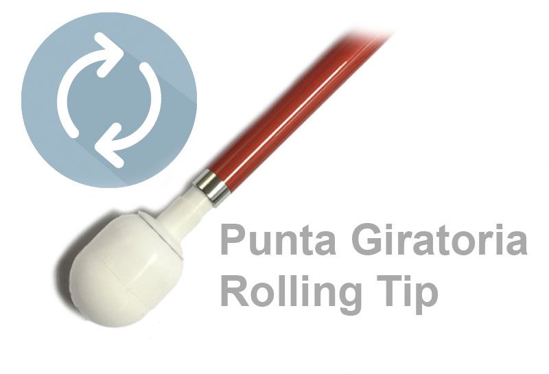 Cane Folding Graphite/ Aluminium  Roller