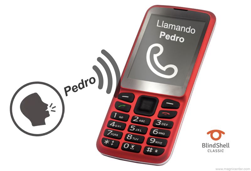 Telefono Celular BlindShell para Ciegos y Baja Visión 