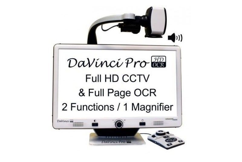 Lupa Da Vinci 24 "Voice -Enhanced Vision Text-to-Speech 