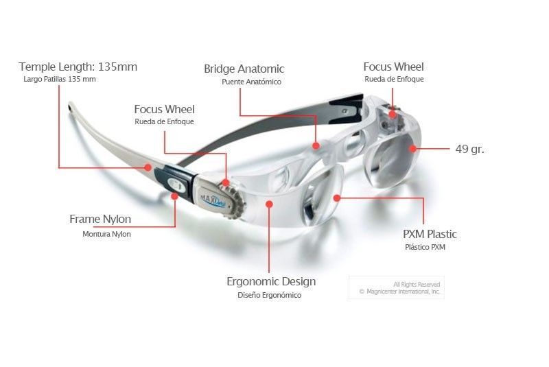 Magnifying Glasses MaxDetail 2 x -Eschenbach 1624-51 (for near)