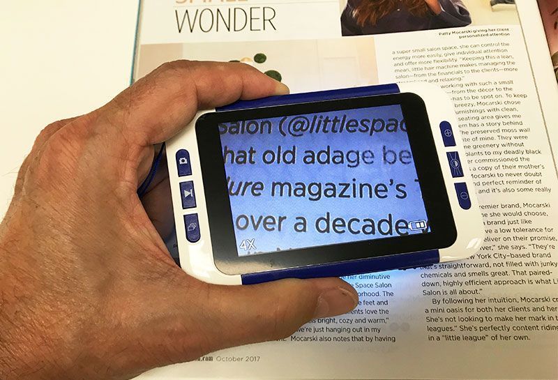 Magnifier Portable Video MiniLow 3.5″