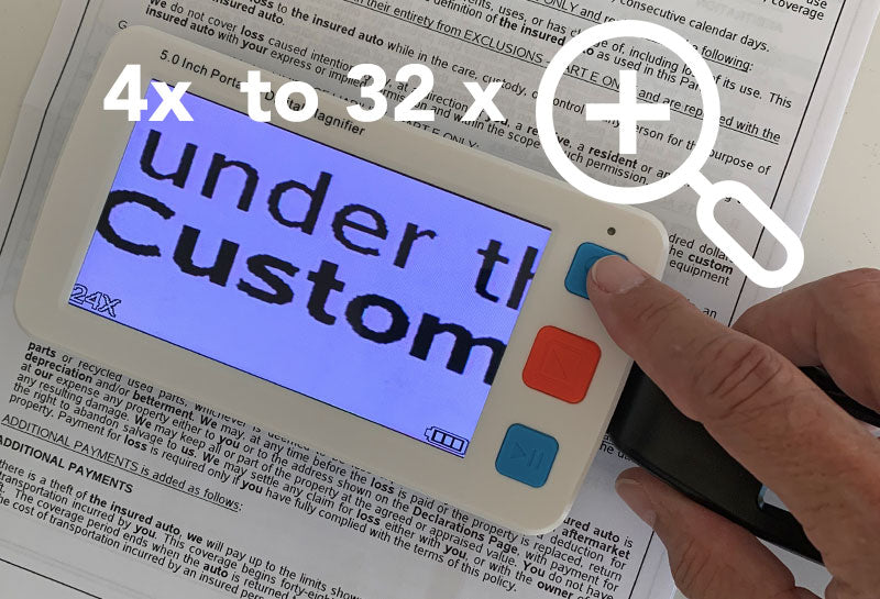 Magnifier Electronic Portable Low Cost