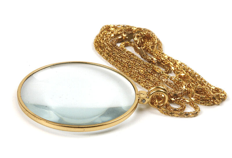 Pendant Magnifier Metal Gold
