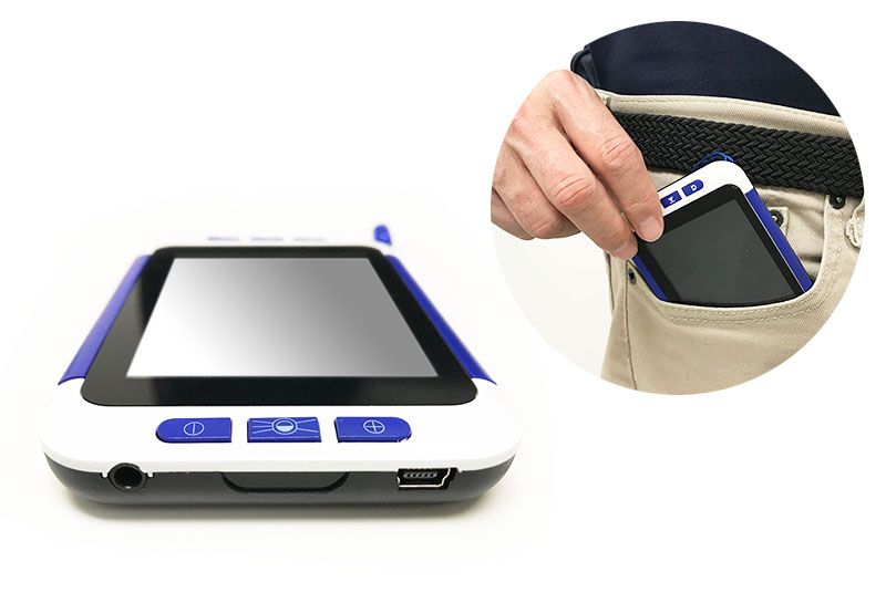 Magnifier Portable Video MiniLow 3.5″