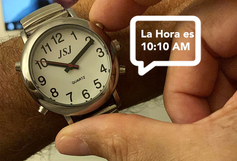 Reloj con Voz  - Correa expansiva
 Español