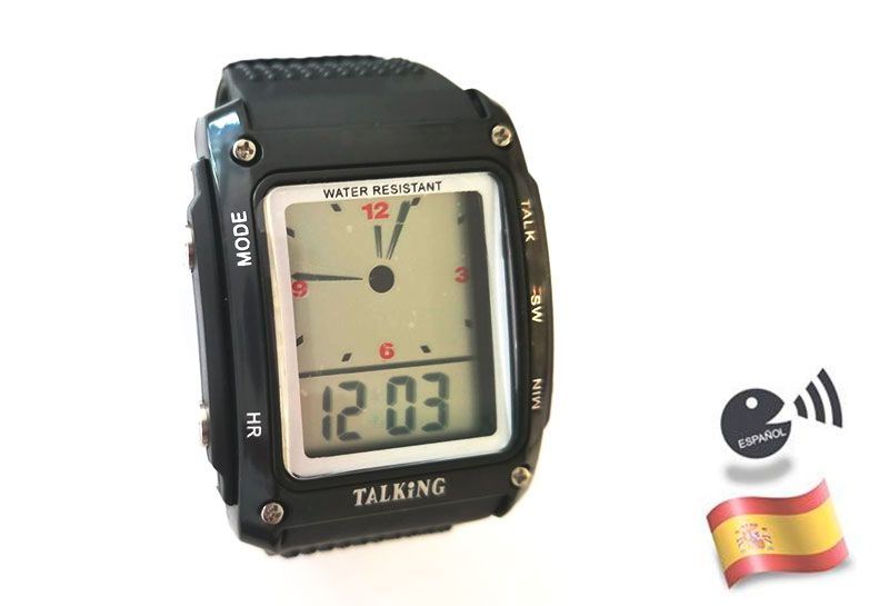 Talking Analog-Digital Watch- Spanish Voice