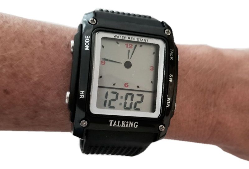 Talking Analog-Digital Watch- Spanish Voice