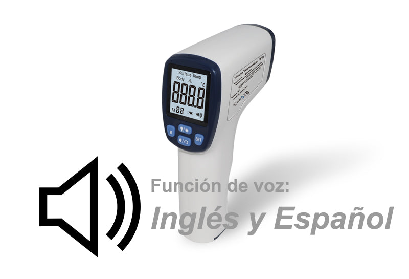 Infrared Thermometer - Talking  English and Spanish