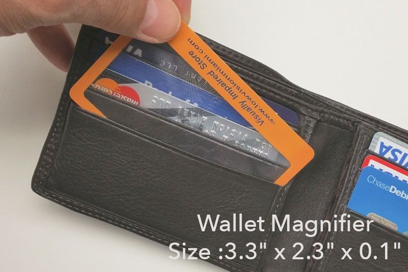 Fresnel Card Magnifier - Low Vision Miami