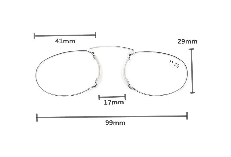 Reading Glasses Mini Portable Nose Clip On