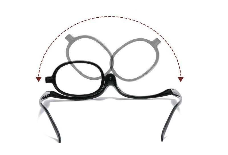 Magnifying Glasses Rotating Makeup