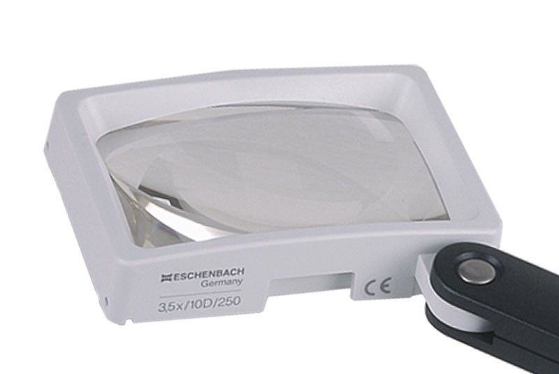 3.5x, Glass Lens, All Metal Handheld Magnifier