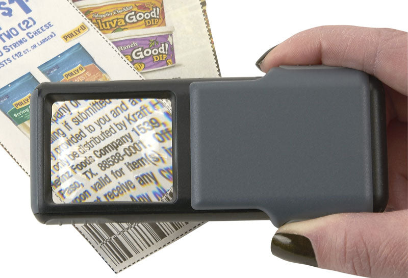 Illuminated Hand-held Magnifier