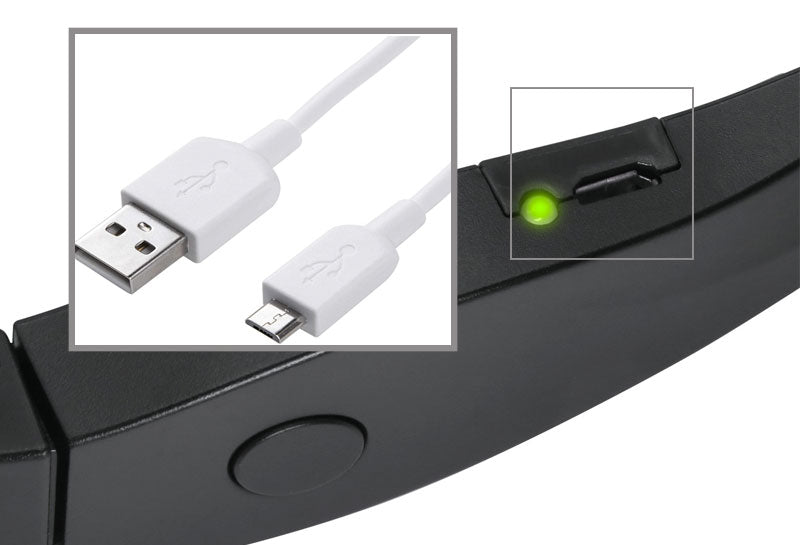 Gafas Lupas USB recargables con LED