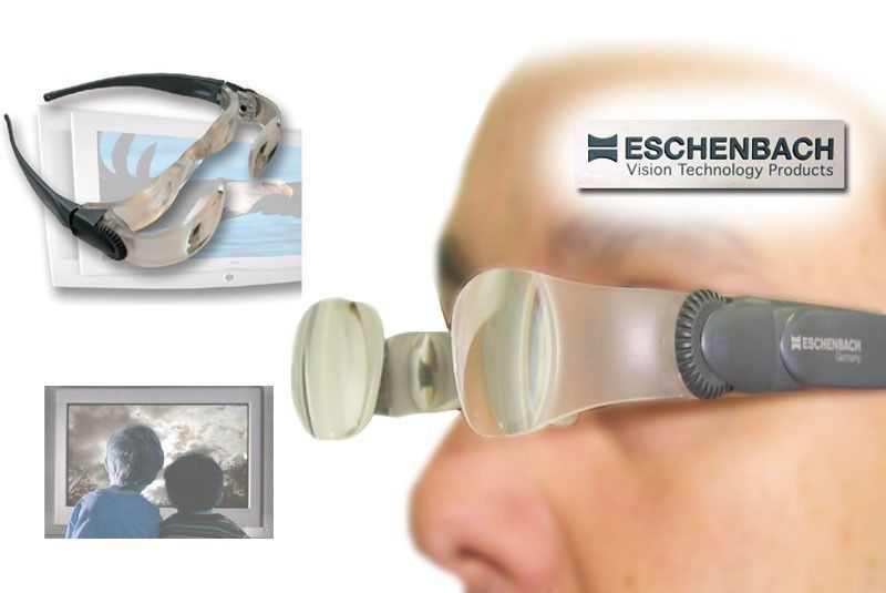 Eschenbach 1624-21 MaxTV Clip Telescopic Magnifying Glasses