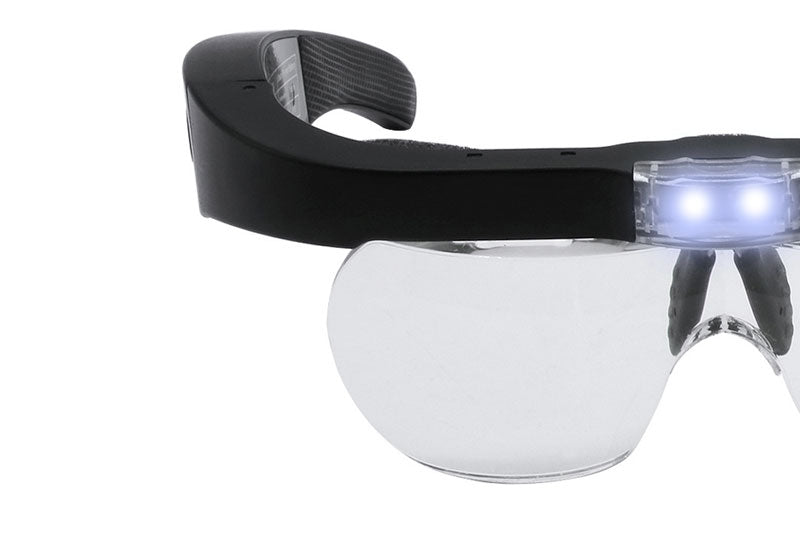 Gafas Aumento Con Luz Led Lentes De Lupa Recargables Visión