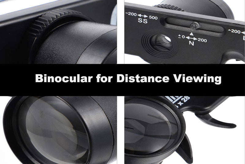 Near View Binoculars Magnifying Eyeglasses for Low Vision