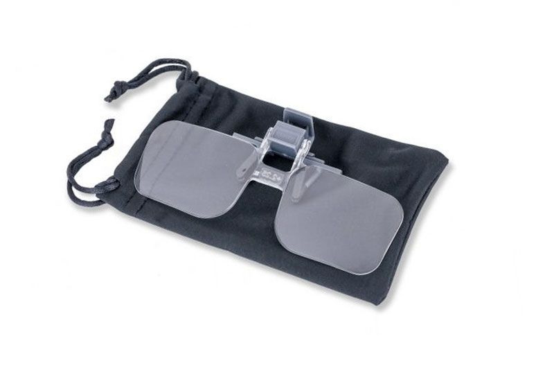 Half Frame Clip-On Loupe Magnifier