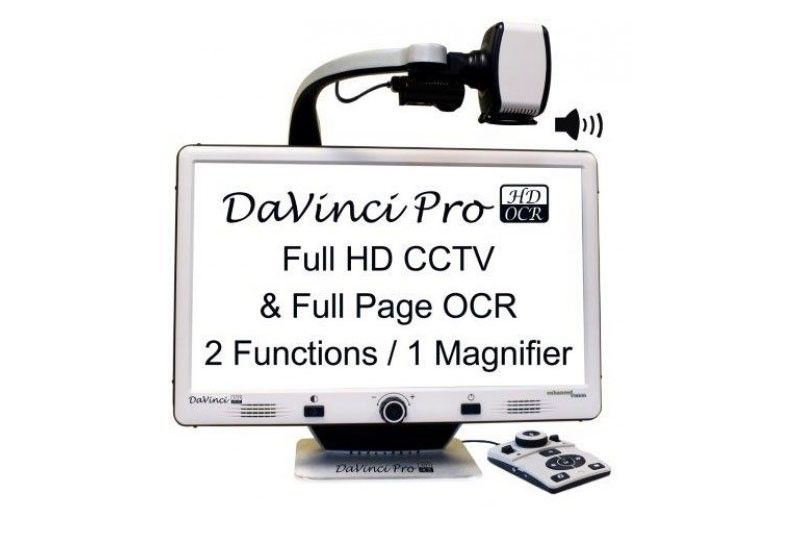 Magnifier Da Vinci 24 "Voice -Enhanced Vision Text-to-Speech (OCR)