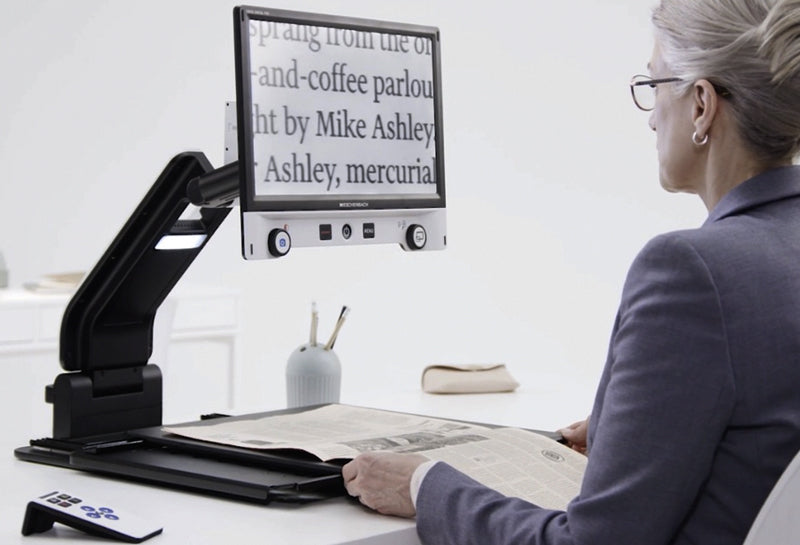 Magnifier Vario Digital Rechargable Battery Low Vision Miami