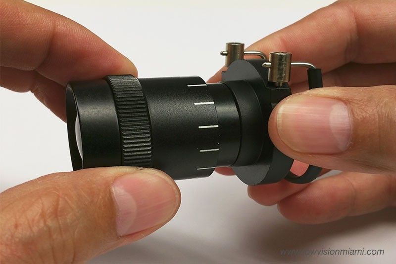 Monocular 2.8X Clip-On - Low Vision