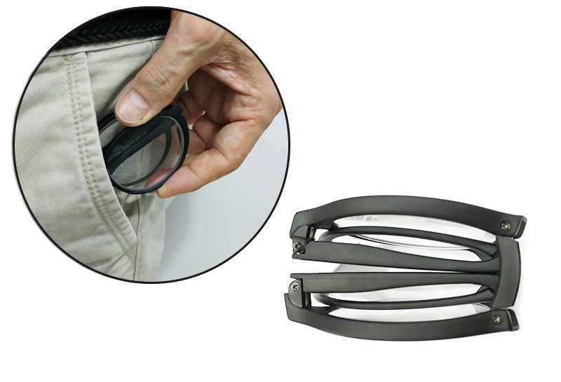 New Foldable Presbyopia Glasses with Aspheric Lenses