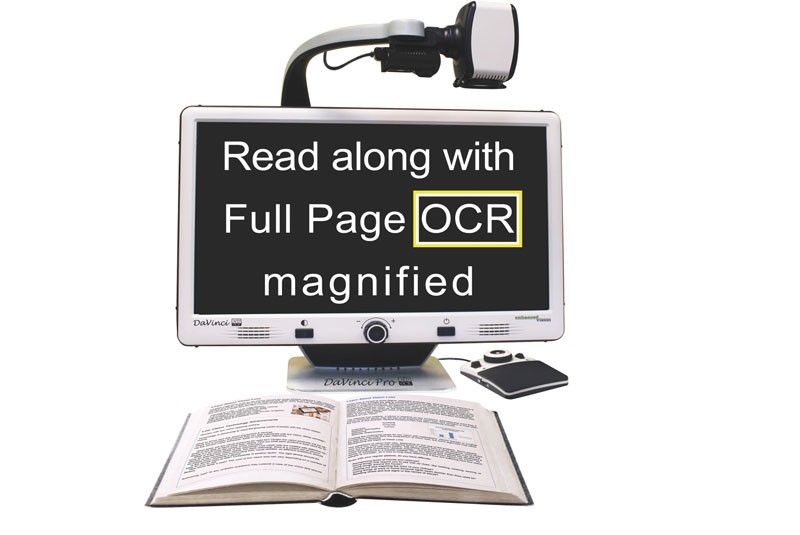 Magnifier Da Vinci 24 "Voice -Enhanced Vision Text-to-Speech (OCR)